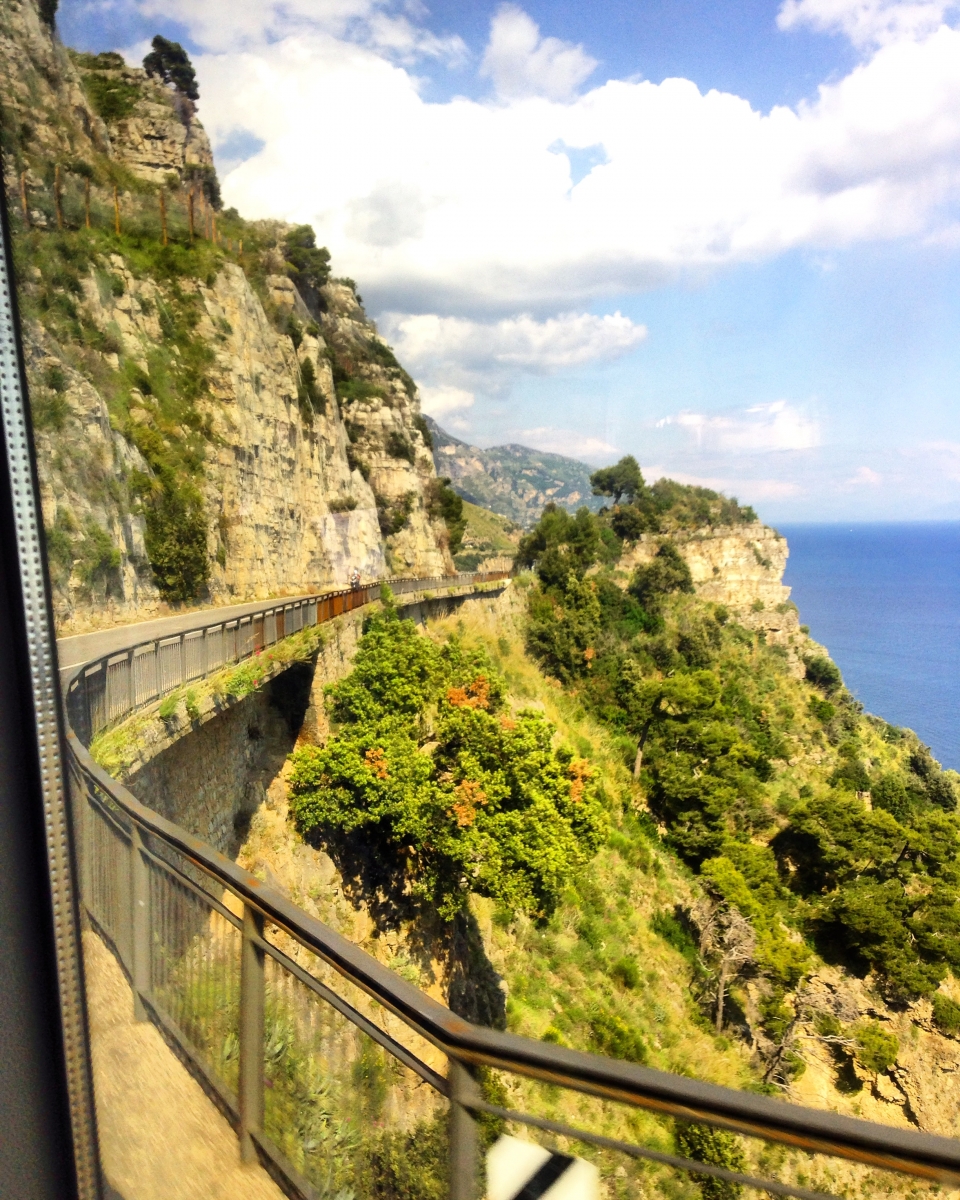 road along the amalfi coast 